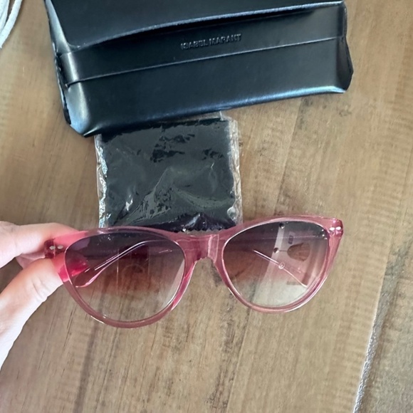 Isabel Marant pink sunglasses cat like new condition - Picture 3 of 6